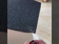 Filtre à poussière en polyuréthane Filtre à filet anti-flamme noir