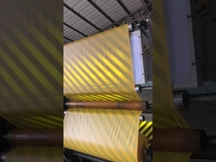 Ruban d'avertissement de couleur jaune-noire Ruban d'identification du sol en PVC