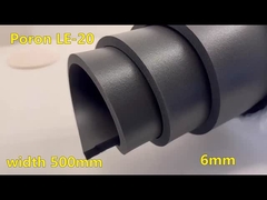 Poron noir mousse INOAC LE-20 mousse à caoutchouc de 6,0 mm à rebond élevé