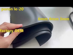 PORON LE-20 Noir en mousse de polyuréthane 3 mm insonorisé antichoc