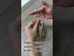 Ruban de papier kraft en fibre de verre activé par l'eau pour emballage robuste