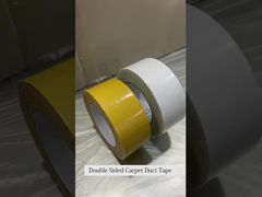 Ruban adhésif double face à filaments longs, en maille de fibre de verre, pour tapis