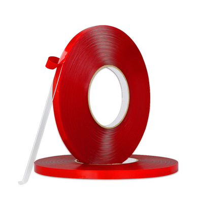 acheter Distribution transparente à double face adhésive acrylique nano rouge à haute viscosité sans marquage online manufacture