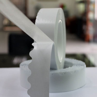 acheter Ruban adhésif en papier de coton double face à fermeture éclair à bord ondulé dentelé pour enveloppe de carton fabrication en ligne