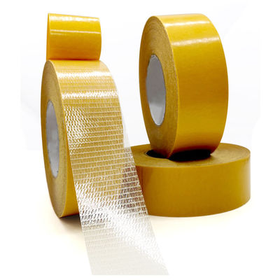 acheter Double-sided long filament adhesive tape mesh glass fiber carpet tape online manufacture