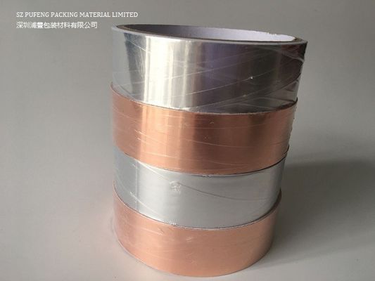 acheter bande conductrice auto-adhésive d'aluminium de 50m, aluminium de 0.01mm protégeant la bande fabrication en ligne
