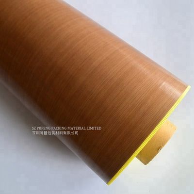 acheter Bande à simple face de Brown PTFE de force à haute résistance, ruban adhésif de preuve de chaleur de 25mm fabrication en ligne
