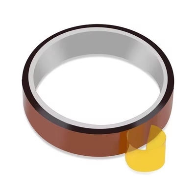 L'allongement du ruban en polyimide noir 150% Résistance à la traction 19N/25mm Performance de premier ordre pour l'industrie
