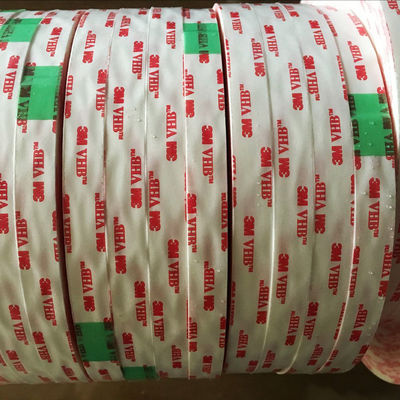 3M4930 Ruban adhésif à double face résistant aux températures élevées VHB avec une viscosité super forte pour la liaison métallique en verre plastique