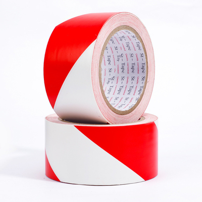 Ruban de marquage du sol en PVC Rouge Blanc Couleur Zèbre