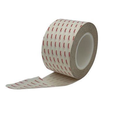 TESA 68537 Ruban adhésif double face en PET transparent de 0,1 mm Anti-rebond avec résistance à haute température