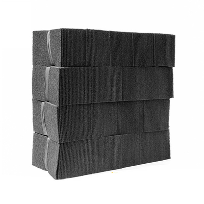 Filtre à air en mousse de polyuréthane au carbone actif en fibres noires