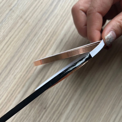 0.05-0.18MM Ruban adhésif en papier de cuivre noir épais pour soudage de vitraux