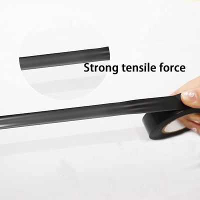 Ruban adhésif électrique en PVC noir résistant à la haute tension de 600 V