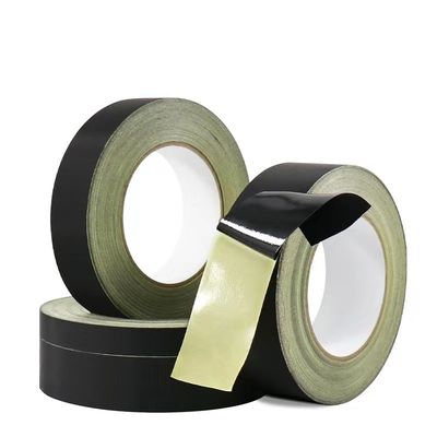Tape de tissu en acétate noir résistant à la chaleur