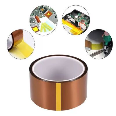 Ruban polyimide ambre 0,03 mm d'épaisseur, ruban adhésif haute température