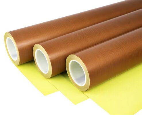 0.13mm PTFE ruban adhésif solide en silicone résistant à la chaleur pour l'étanchéité industrielle