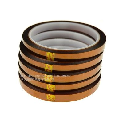 Ruban adhésif de Polyimide du micron 35 Micron-90, bande de film de Kapton de résistance thermique de bande de Kapton