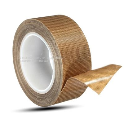Thermique la bande de emballage adhésive de la résistance 0.18mm PTFE, ruban adhésif de fibre de verre de RoHS