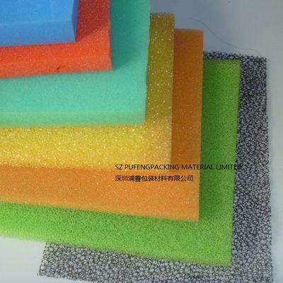 Filtre de mousse de polyuréthane de 20PPI 25PPI, filtre d'éponge de charbon actif de 40mm