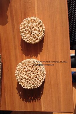 Filtre en céramique de mousse de la zircone 10PPI pour la cordiérite de bâti de fer