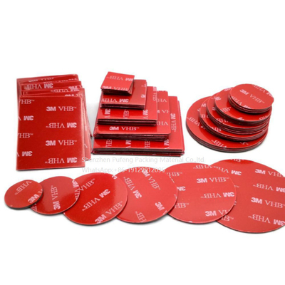 Le double a dégrossi ruban adhésif découpé avec des matrices acrylique 3M Slitting Waterproof